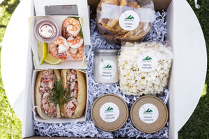 New England curated food box.